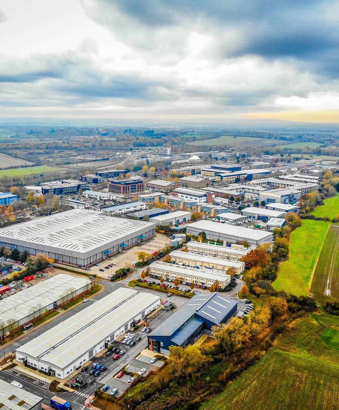 Industrial aerial picture